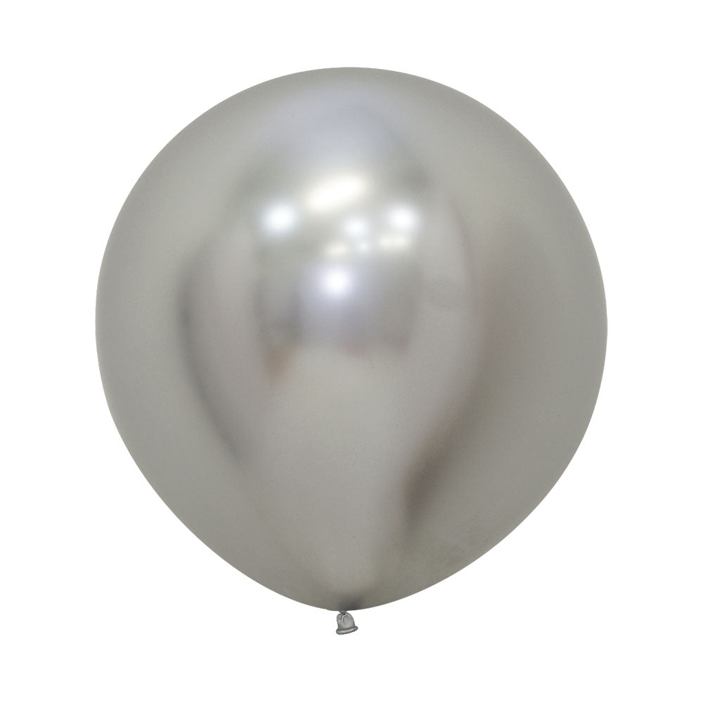 Globo Reflex Cromado Plata R24x3 unidades Sempertex