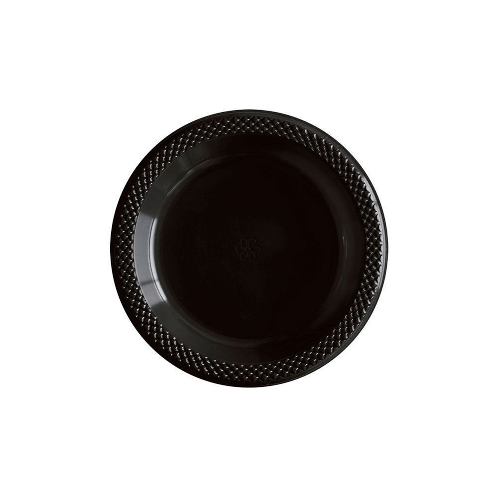 Plato Redondo Deluxe negro 6" (15 cm) x10 unidades Sempertex
