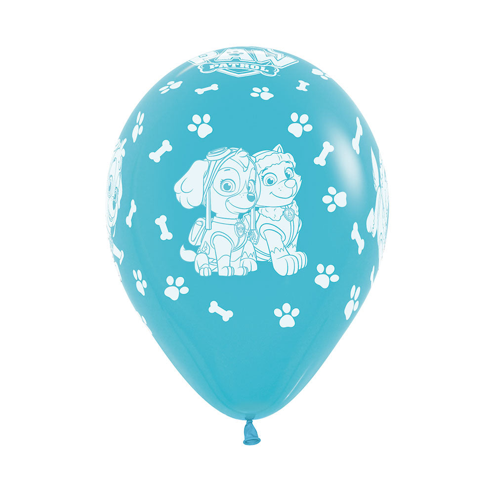 Globo infinity R12 x10 unidades Paw Patrol niña