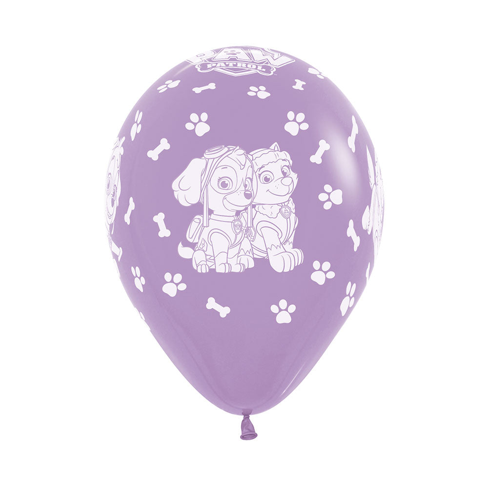 Globo infinity R12 x10 unidades Paw Patrol niña