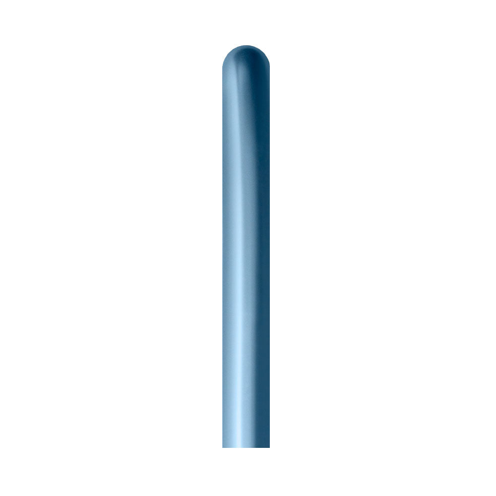 Globo Reflex Cromado Azul tubito T260 x50 unidades Sempertex
