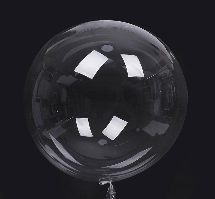 Globo burbuja transparente 18 pulgadas (45 cm) por unidad Bobo