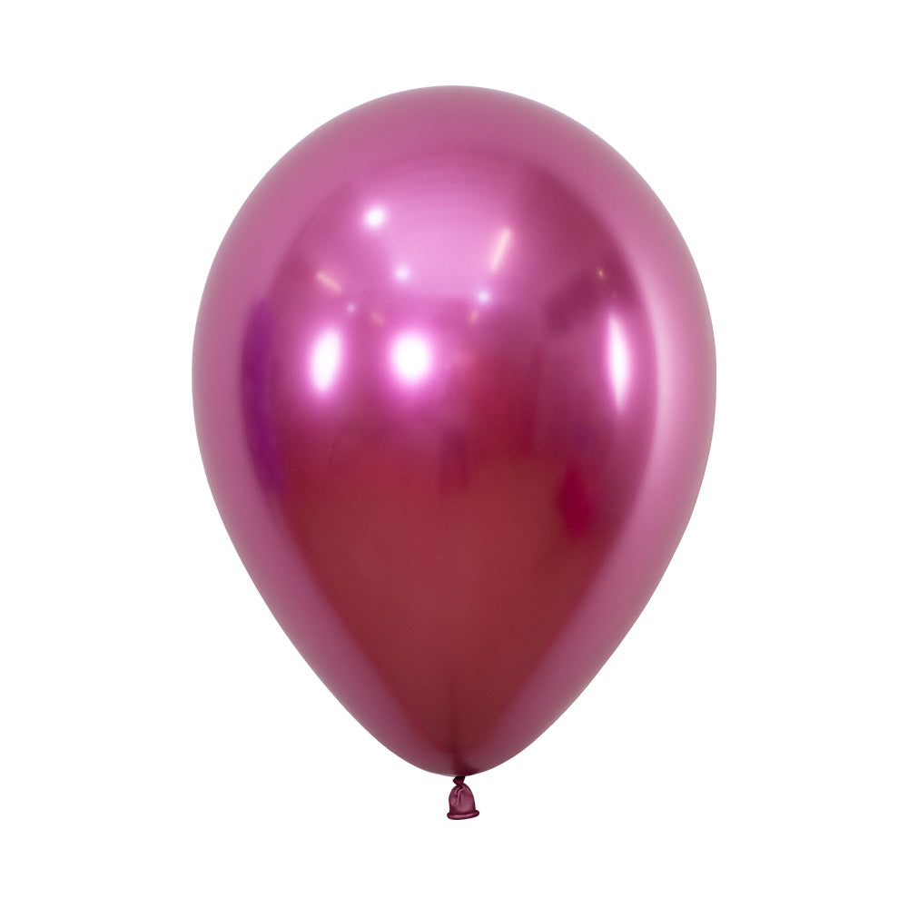 Globo Reflex Cromado Fucsia R5 x50 unidades Sempertex