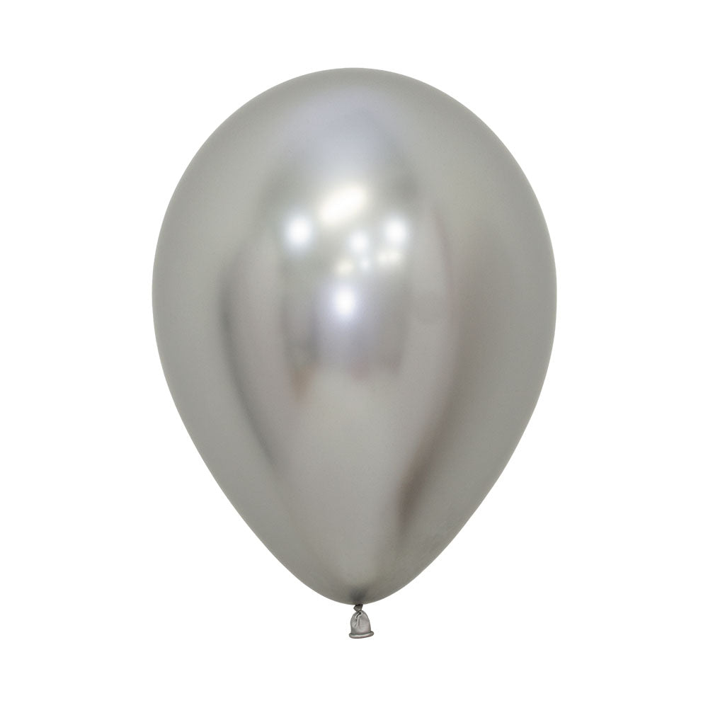 Globo Reflex Cromado Plata R5 x20 unidades Sempertex