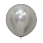 Globo Reflex Cromado Plata R24x3 unidades Sempertex