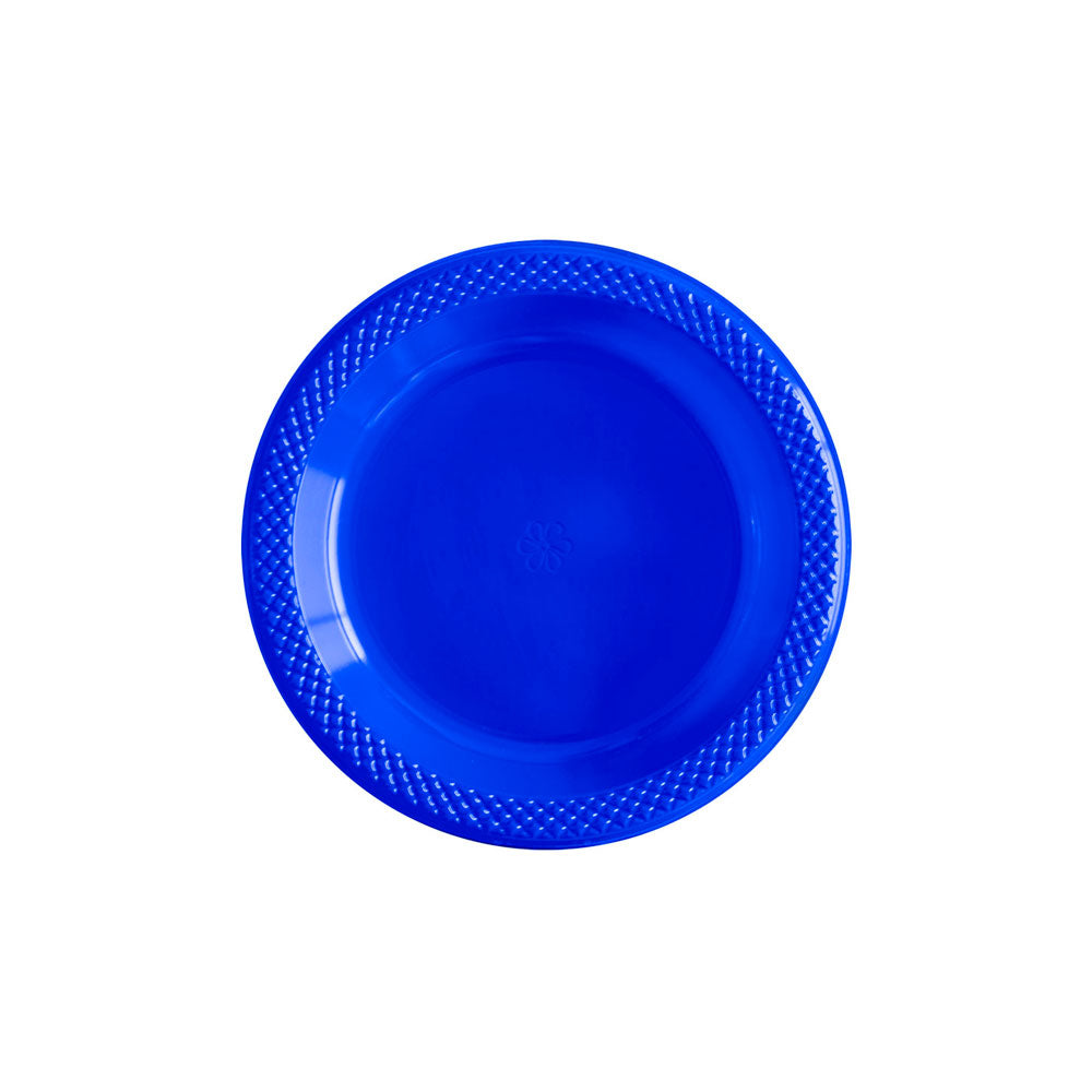 Plato Redondo Deluxe Azul Rey 6" (15 cm) x10 unidades Sempertex