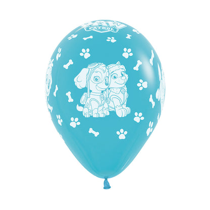 Globo infinity R12 x10 unidades Paw Patrol niña