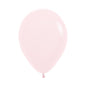 Globo Pastel Mate Rosado R5 x50 unidades Sempertex