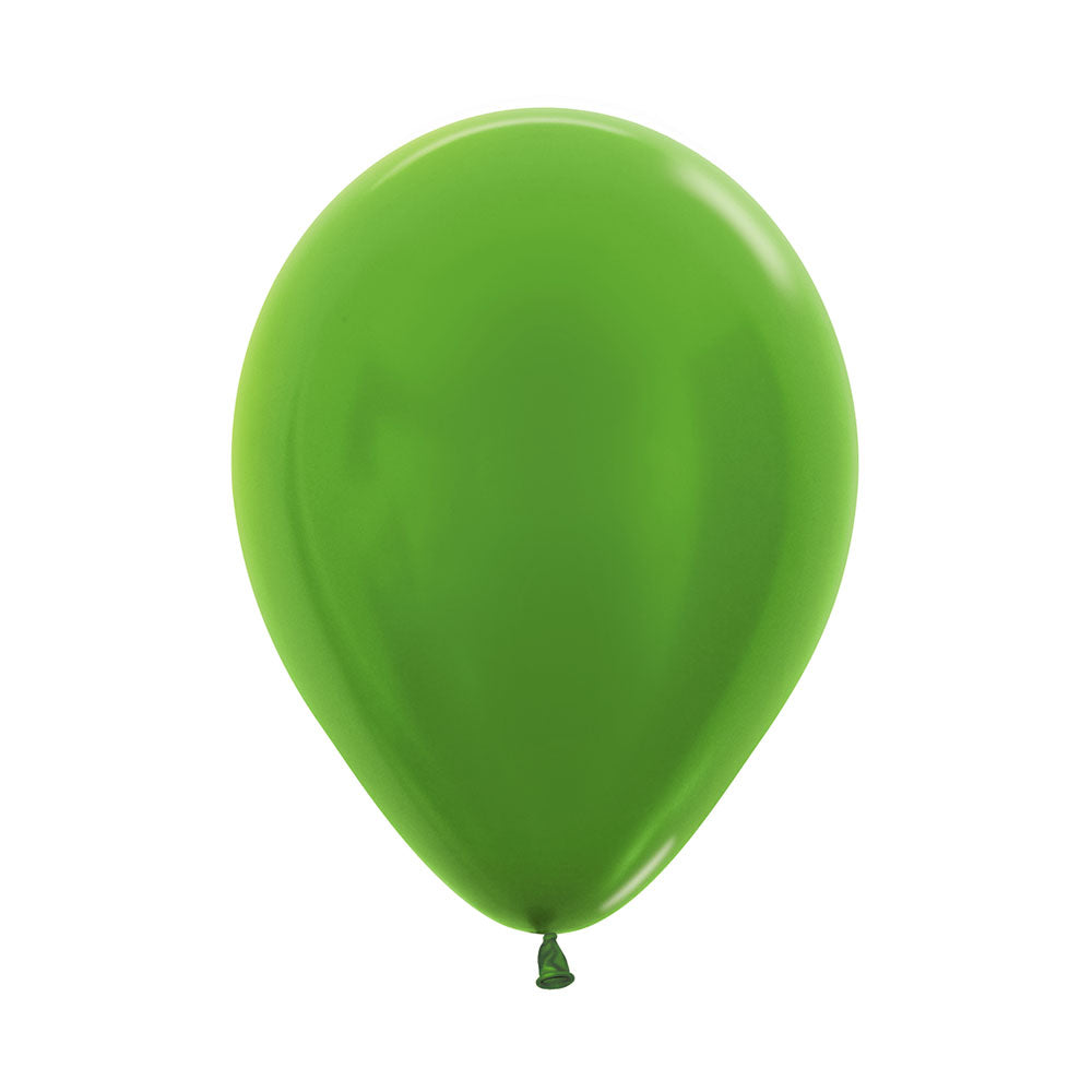 Globo Metal Verde Lima R5 x20 unidades Sempertex