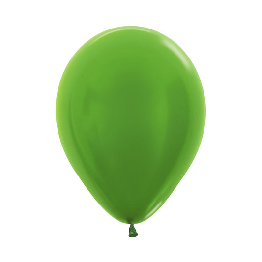 Globo Metal Verde Lima R5 x20 unidades Sempertex