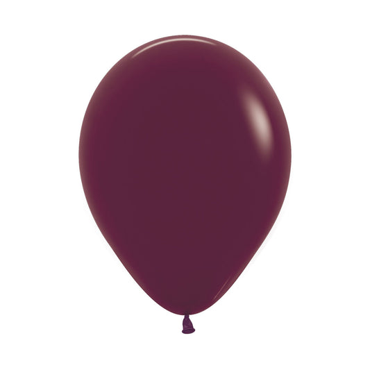 Globo Fashion Vinotinto R12 x12 unidades Sempertex