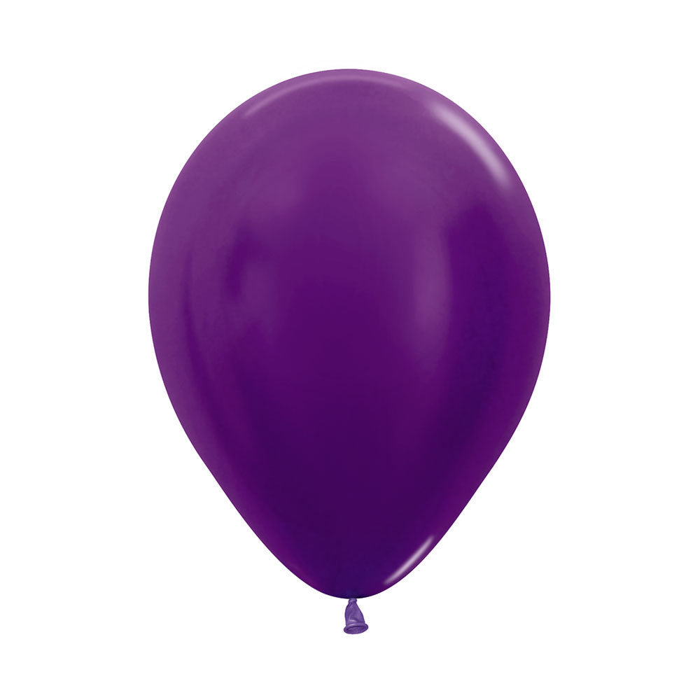 Globo Metal Violeta R12 x12 unidades Sempertex