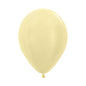 Globo Satín Amarillo  R12 x12 unidades Sempertex