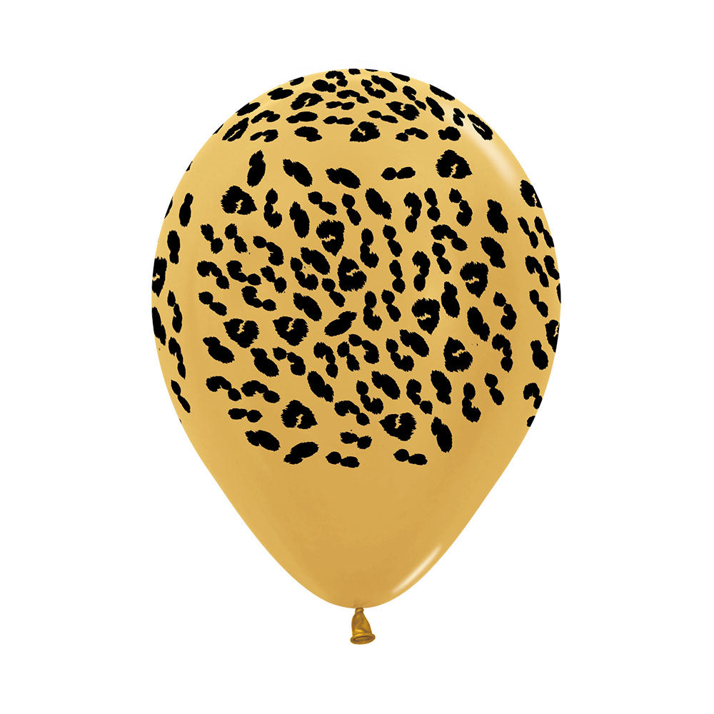 Globo Impreso Infinity Surtido Animal Print R12 x4 unidades Sempertex anm