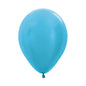 Globo Satín Azul Caribe R12 x50 unidades Sempertex