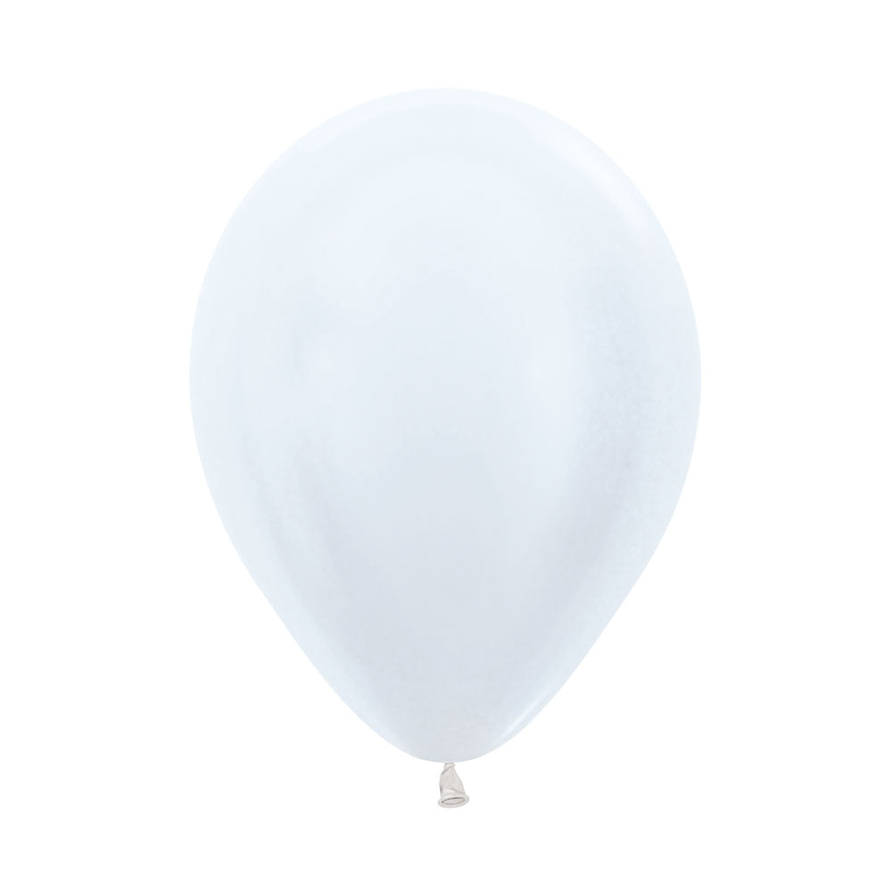 Globo Satín Blanco R12 x50 unidades Sempertex