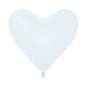 Globo Fashion Corazón Blanco C12 por unidad Sempertex