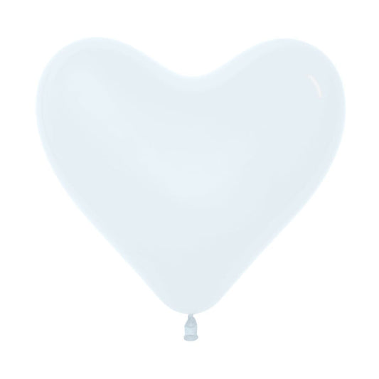 Globo Fashion Corazón Blanco C6 por unidad Sempertex