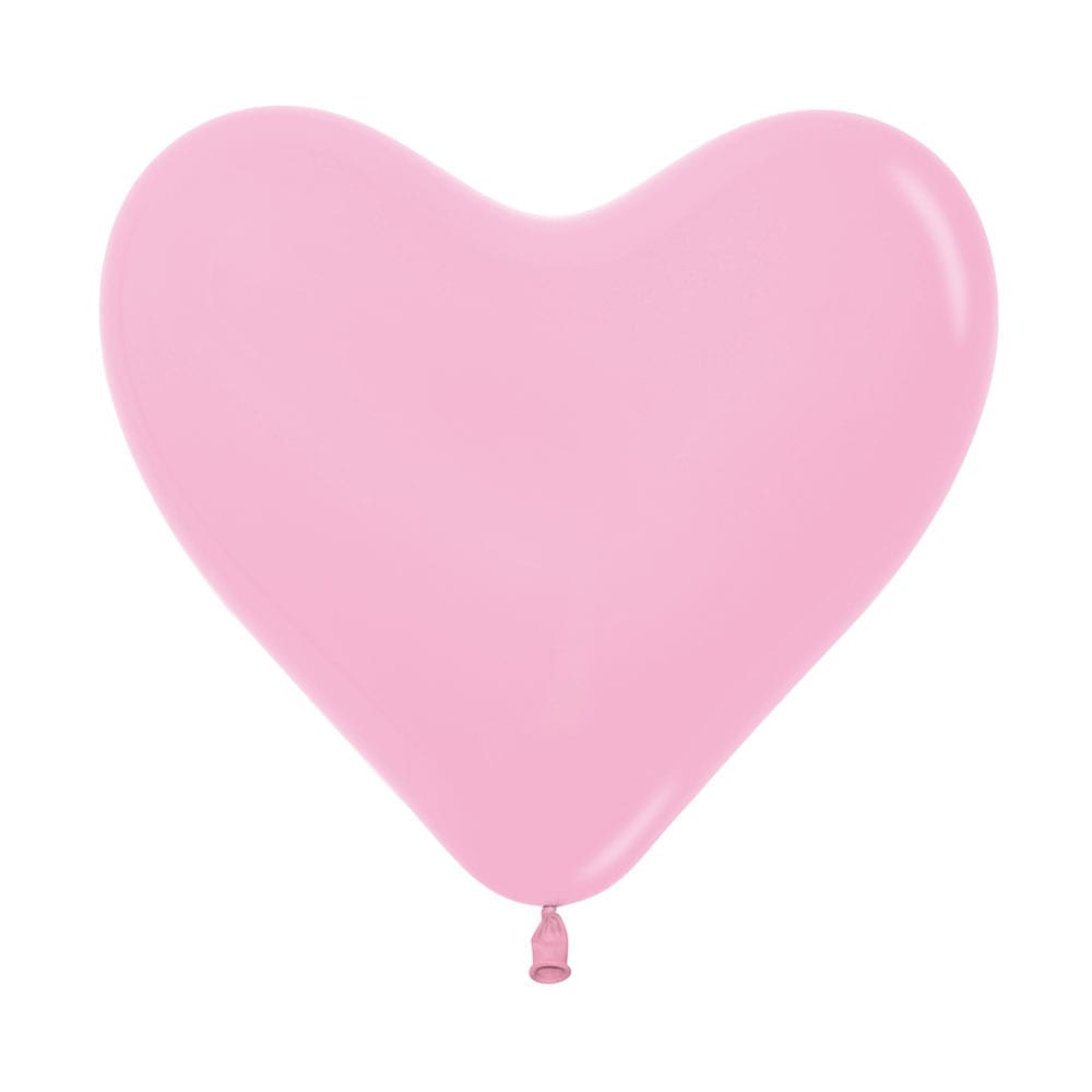 Globo Fashion Corazón Rosado C12 x50 unidades Sempertex