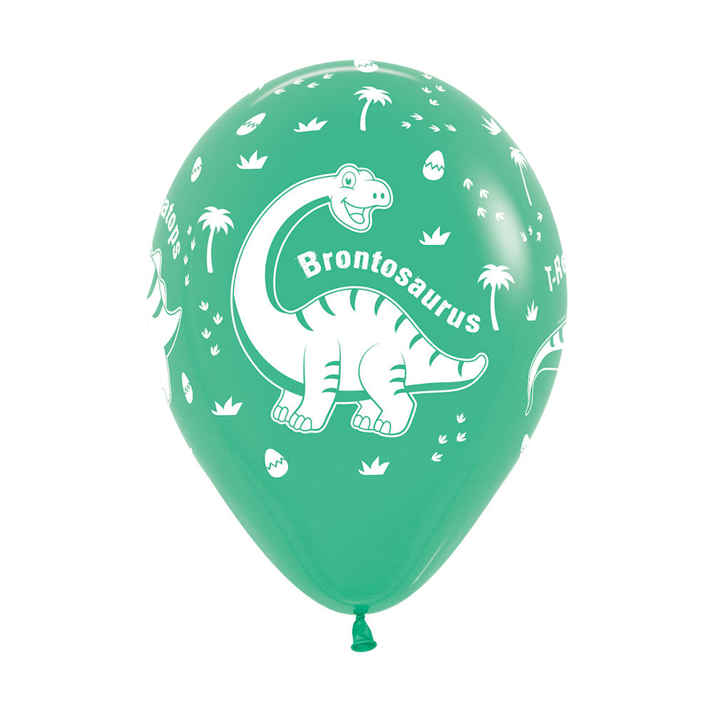 Globo Impreso Infinity Surtido Dinosaurios R12 x50 unidades Sempertex anm