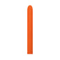 Globo Fashion Naranja tubito T260 x50 unidades Sempertex