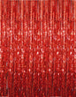 Cortina metalizada roja de 1x1.9 metros