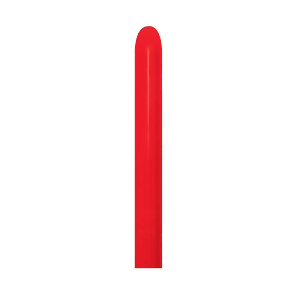 Globo Fashion rojo tubito T260 x50 unidades Sempertex