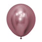 Globo Reflex Cromado Rosado R18 x6 unidades Sempertex