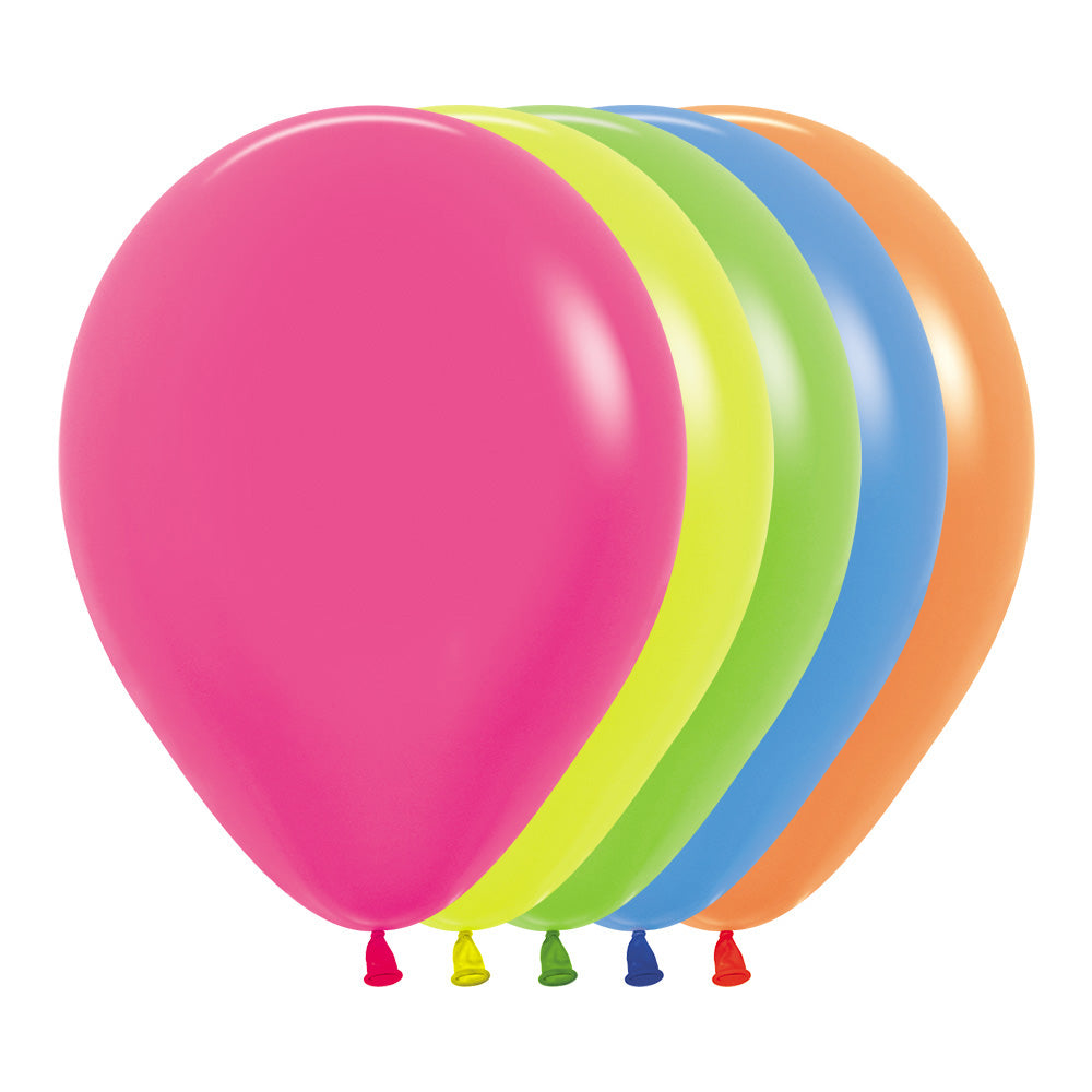 Globo Neón surtido R5 x50 unidades Sempertex