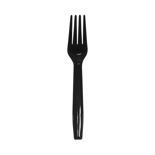 Tenedor Negro x12 Unidades Sempertex Deluxe